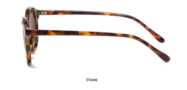 Retro Polarized Leopard Sunglasses