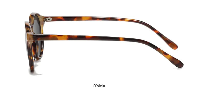 Retro Polarized Leopard Sunglasses