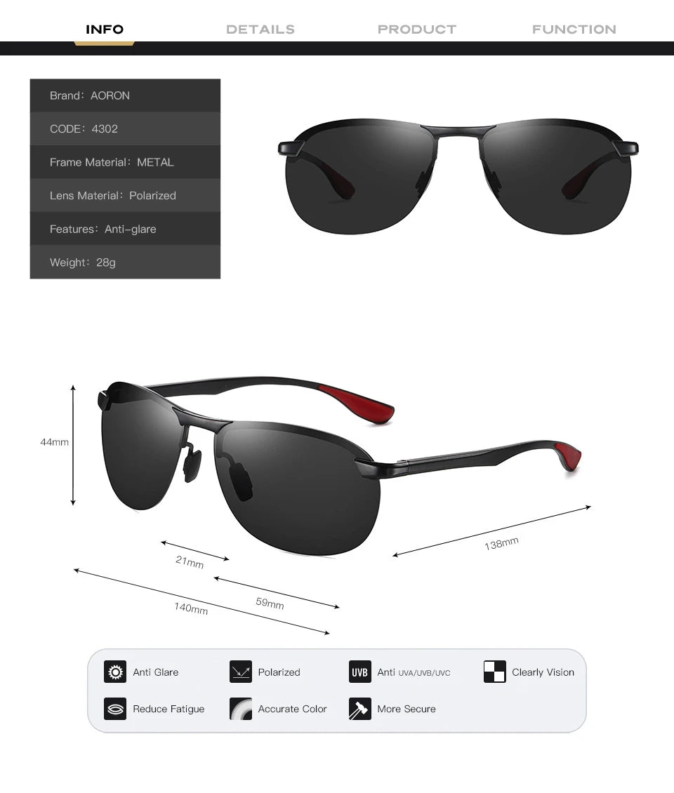 Brand Design Upgrade Rimless Photochromic Sunglasses Men Polarized Driving Sun Glasses Aluminum Anti-Glare heren zonnebril